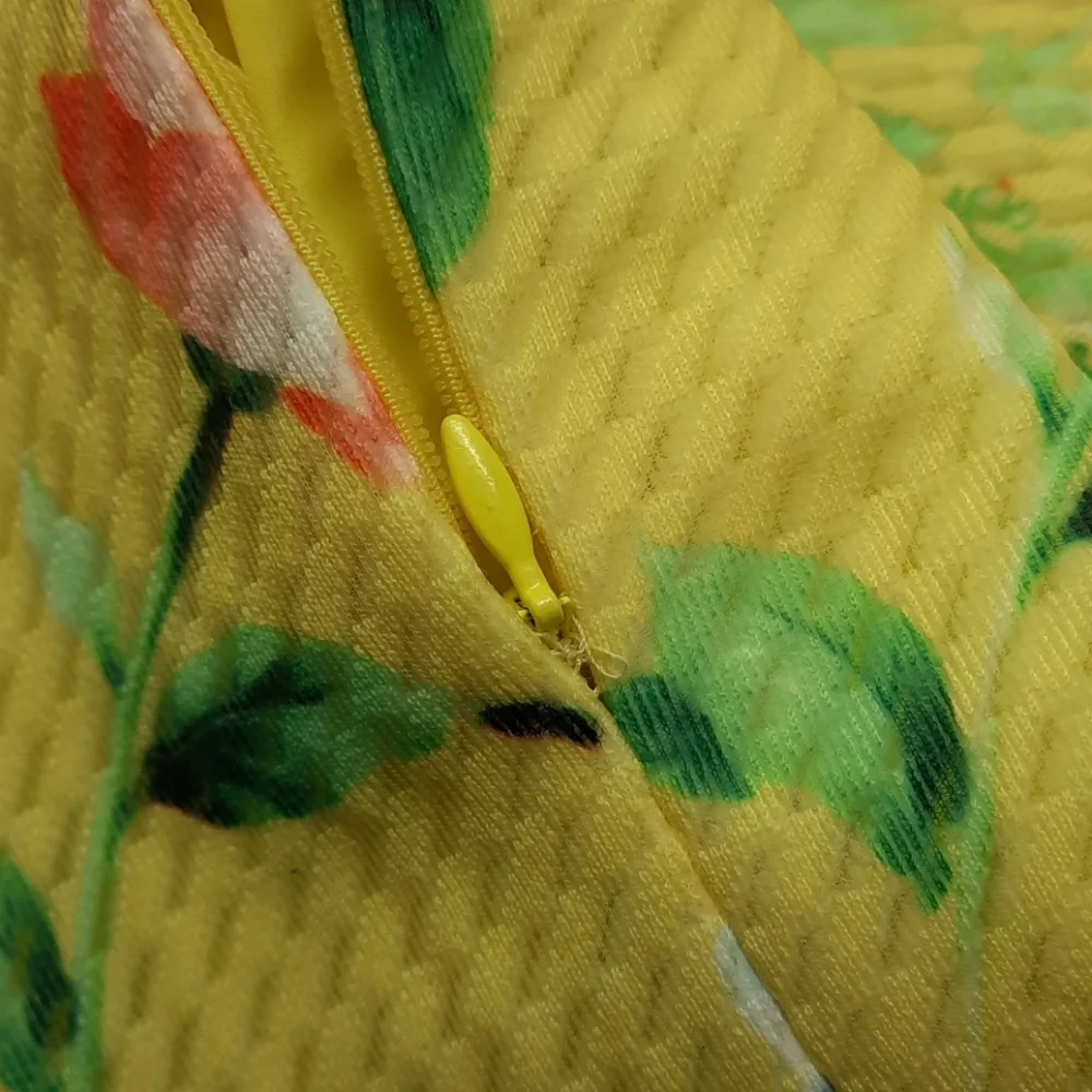 Iris & Ivy Girl's Bright Yellow Floral Dress